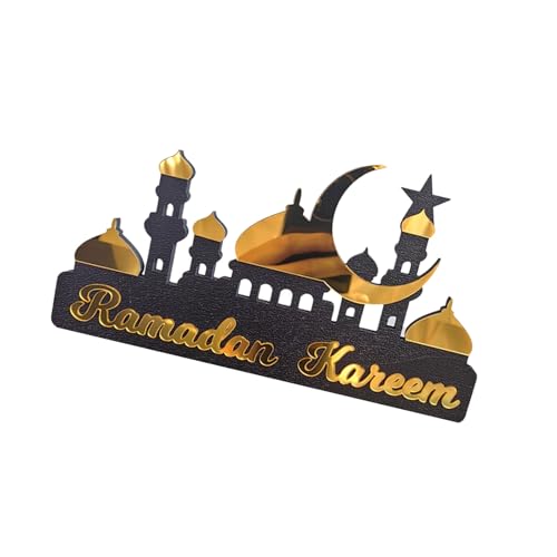 LAIOUSN Elegante Eid-Tischkarten, personalisierbar, Acryl, Ramadans, Abendessen, mit Mubaraks-Schriftzug, Islamiker, Heimdekoration LAIOUSN Elegante Eid-Tischkarten, personalisierbar, Acryl, Ramadans, Abendessen, mit Mubaraks-Schriftzug, Islamiker, Heimdekoration von LAIOUSN