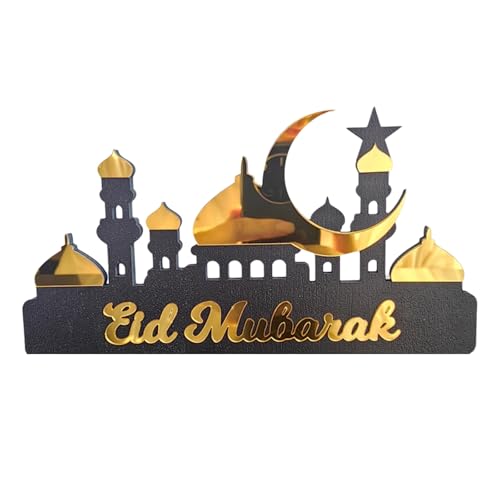 LAIOUSN Elegante Eid-Tischkarten, personalisierbar, Acryl, Ramadans, Abendessen, mit Mubaraks-Schriftzug, Islamiker, Heimdekoration LAIOUSN Elegante Eid-Tischkarten, personalisierbar, Acryl, Ramadans, Abendessen, mit Mubaraks-Schriftzug, Islamiker, Heimdekoration von LAIOUSN
