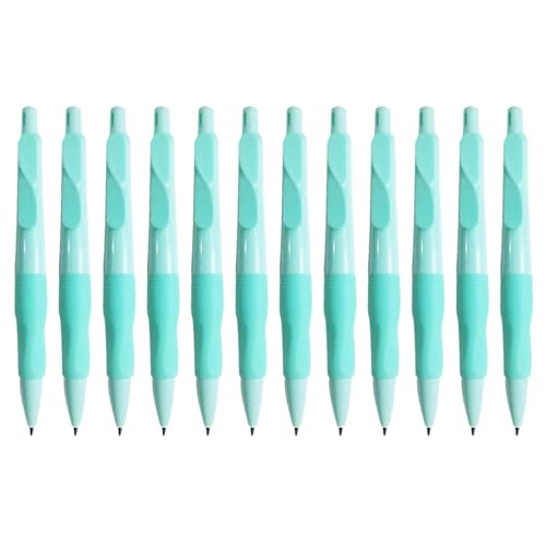 LAIOUSN Ergonomischer Druckbleistift, eingebauter Spitzer, automatischer Zeichenstift für Schule, Schreiben, Skizzieren, Zeichnen, Radiergummi, 12 Stück LAIOUSN Ergonomischer Druckbleistift, eingebauter Spitzer, automatischer Zeichenstift für Schule, Schreiben, Skizzieren, Zeichnen, Radiergummi, 12 Stück von LAIOUSN
