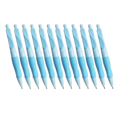 LAIOUSN Ergonomischer Druckbleistift, eingebauter Spitzer, automatischer Zeichenstift für Schule, Schreiben, Skizzieren, Zeichnen, Radiergummi, 12 Stück LAIOUSN Ergonomischer Druckbleistift, eingebauter Spitzer, automatischer Zeichenstift für Schule, Schreiben, Skizzieren, Zeichnen, Radiergummi, 12 Stück von LAIOUSN