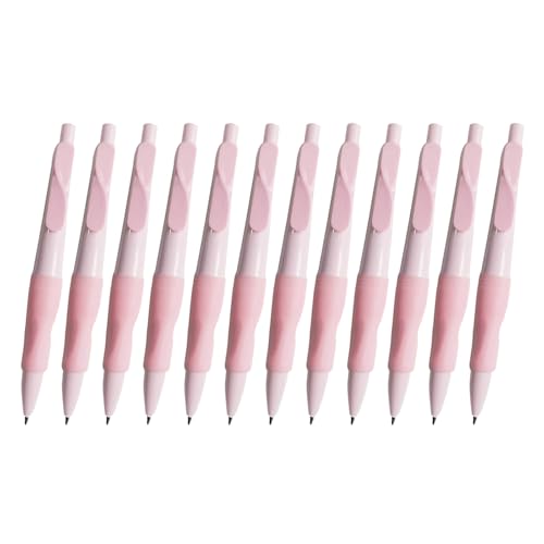 LAIOUSN Ergonomischer Druckbleistift, eingebauter Spitzer, automatischer Zeichenstift für Schule, Schreiben, Skizzieren, Zeichnen, Radiergummi, 12 Stück LAIOUSN Ergonomischer Druckbleistift, eingebauter Spitzer, automatischer Zeichenstift für Schule, Schreiben, Skizzieren, Zeichnen, Radiergummi, 12 Stück von LAIOUSN