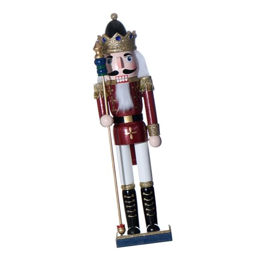 LAIOUSN Festival Nussknacker, Soldat, Tischdekoration, 38 cm hoch, Weihnachts-Holzfigur, saisonale Heimdekoration, Weihnachts-Nussknacker LAIOUSN Festival Nussknacker, Soldat, Tischdekoration, 38 cm hoch, Weihnachts-Holzfigur, saisonale Heimdekoration, Weihnachts-Nussknacker von LAIOUSN