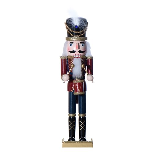 LAIOUSN Festival Nussknacker, Soldat, Tischdekoration, 38 cm hoch, Weihnachts-Holzfigur, saisonale Heimdekoration, Weihnachts-Nussknacker LAIOUSN Festival Nussknacker, Soldat, Tischdekoration, 38 cm hoch, Weihnachts-Holzfigur, saisonale Heimdekoration, Weihnachts-Nussknacker von LAIOUSN