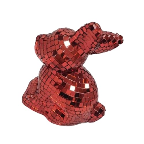 LAIOUSN Funkelnde Disco Typ Hasen Figur Reflektierendes Glas Dekoration Festival Tischkunst für Ostern Feier Ostern Geschenk Deko LAIOUSN Funkelnde Disco Typ Hasen Figur Reflektierendes Glas Dekoration Festival Tischkunst für Ostern Feier Ostern Geschenk Deko von LAIOUSN