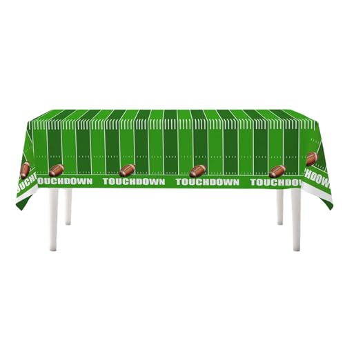LAIOUSN Fußball-Tischdecken für Kindergeburtstage und Schulveranstaltungen mit zartem Fußball-Design, brauner Fußball-Tischläufer LAIOUSN Fußball-Tischdecken für Kindergeburtstage und Schulveranstaltungen mit zartem Fußball-Design, brauner Fußball-Tischläufer von LAIOUSN