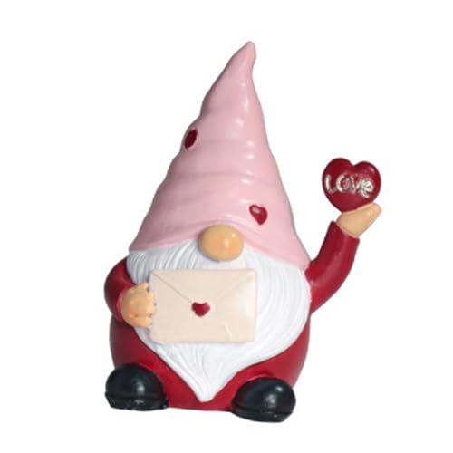 LAIOUSN Handgefertigte Elfen-Zwergfigur, Valentinstag, Schlafzimmer, Wohnzimmer, Dekoration, Kunstharz, Tafelaufsätze, Jahrestagsgeschenk, Liebes-Mottoparty von LAIOUSN