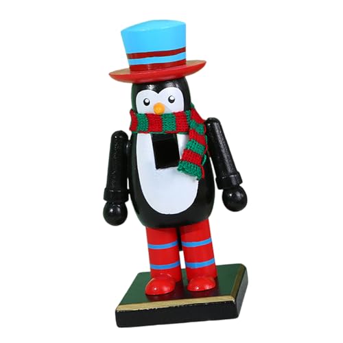LAIOUSN Mehrzweck-Weihnachts-Nussknacker, Soldaten, stabile Holzfiguren für saisonale Kamine, Verzierung, Heimdekoration, Holz-Nussknacker von LAIOUSN