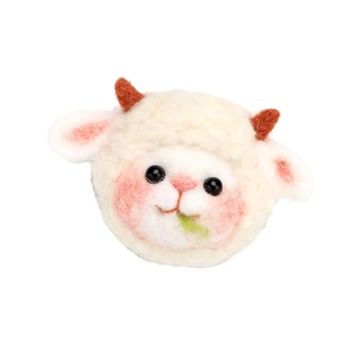 LAIOUSN Tierbrosche Nadelfilz-Starter-Kits, Nadelwolle, Filzwerkzeug-Kits, Zubehör, Tierbrosche, Wollstarter, einfach zu verwenden von LAIOUSN