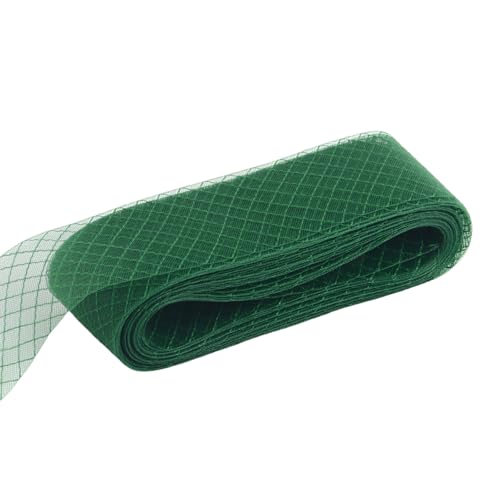 Millinery Hut-Zubehör, Stretch-Mesh-Band für Sinamay-Hut, Teaparty, Fascinator, Hut, Schleife, Bindeband, 100 cm, Partyhut-Zubehör Millinery Hut-Zubehör, Stretch-Mesh-Band für Sinamay-Hut, Teaparty, Fascinator, Hut, Schleife, Bindeband, 100 cm, Partyhut-Zubehör von LAIOUSN