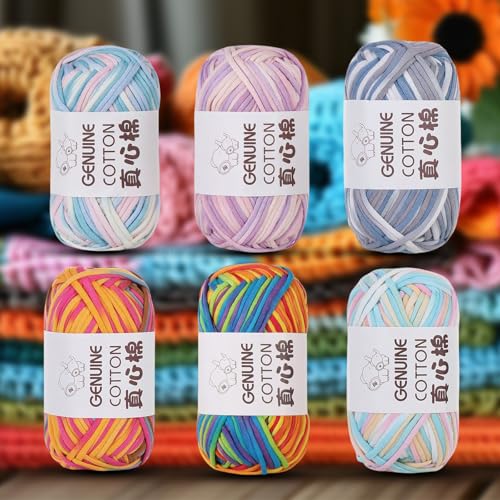 Rolle/48 g Baumwollgarn, Häkeln für Decken-Stricken und Häkeln, weiches Stricken, Baby zum Häkeln, weiches Babygarn von LAIOUSN