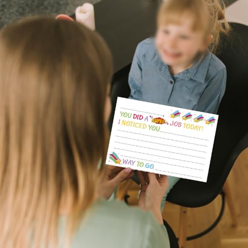 Set mit 25 positiven Verhaltenskarten, Klassenzimmer, Belohnungskarten, Lehrernotizen, Motivationspostkarten für Schüler, Lehrer, Studenten, Ermutigung von LAIOUSN