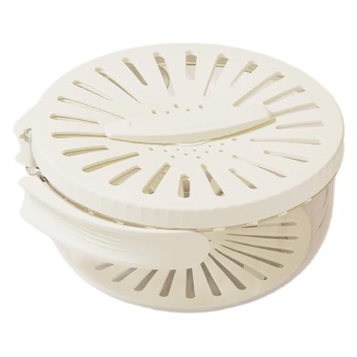 Siebkorb mit Abdeckung Faltbarer Griff Gemüse Waschschüssel Multifunktionales Obstsieb Kunststoff Salat Spinner Praktischer Drainagekorb für Küche Salat Siebkorb mit Abdeckung Faltbarer Griff Gemüse Waschschüssel Multifunktionales Obstsieb Kunststoff Salat Spinner Praktischer Drainagekorb für Küche Salat von LAIOUSN