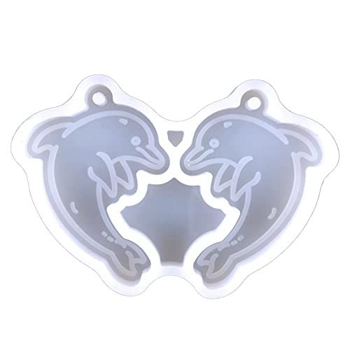 Silikonform für Valentinstag, Delfinharz, Schlüsselanhänger, Anhänger, Kristall, Epoxidharz, Schmuckguss Silikonform für Valentinstag, Delfinharz, Schlüsselanhänger, Anhänger, Kristall, Epoxidharz, Schmuckguss von LAIOUSN