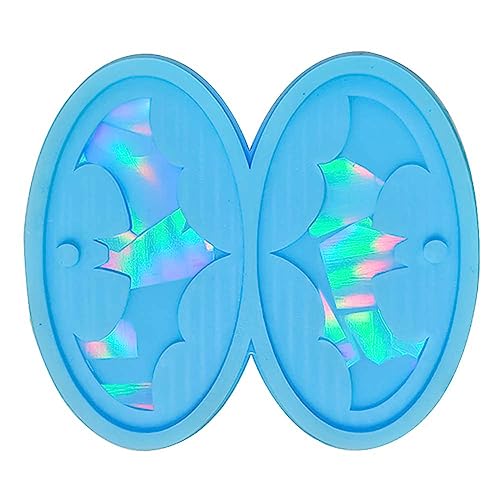 Silikonform mit Fledermaus-Charm-Ohrringen, Epoxidharz, Ohrtropfenformen, handgefertigt, Handwerk, Schmuckherstellung, Werkzeug-Zubehör Silikonform mit Fledermaus-Charm-Ohrringen, Epoxidharz, Ohrtropfenformen, handgefertigt, Handwerk, Schmuckherstellung, Werkzeug-Zubehör von LAIOUSN