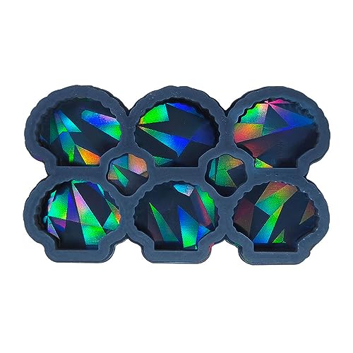 Silikonform mit Jakobsmuscheln, für leichte Ohrringe, Anhänger, Ornamente, Schmuck, Epoxidharz, Bastelform von LAIOUSN