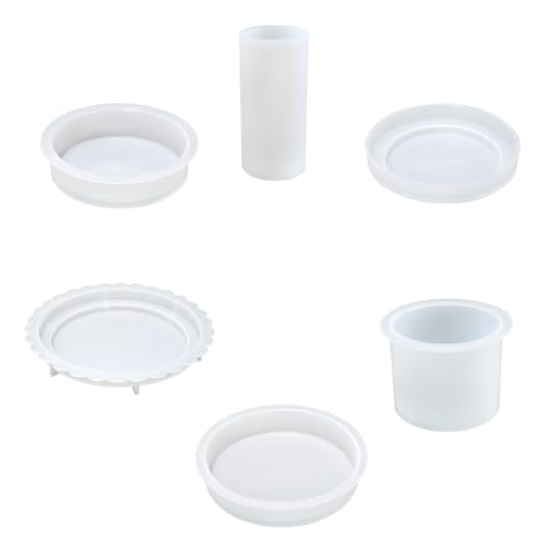 Silikonform mit Zylinderduft, Backguss, Bastelzubehör für Kuchen, Fondant, Dekorationen, Zylinder, Silikon-Duft, Gips für Kuchendekoration von LAIOUSN
