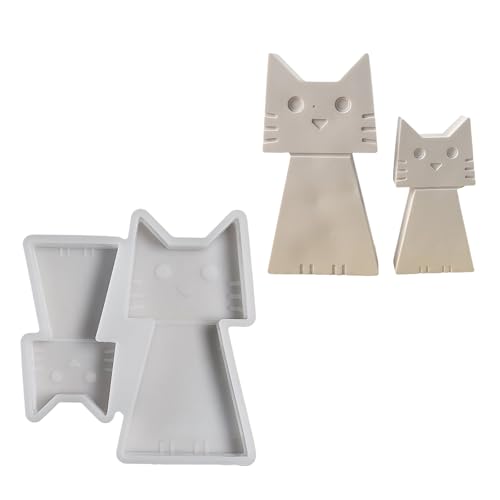 Silikonformen, Tierformen, handgefertigt, Ornament, Epoxidharz, Katzen, Pflaster, Gussteile von LAIOUSN