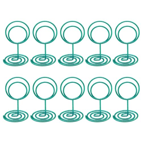 Tischnummernhalter, Eisendraht, Tischkartenhalter, Namenskartenständer, Bild, Memos, Clip für Foto, Lebensmittel, Schilder, Hochzeit, Party, Tischdekoration, 10 Stück Tischnummernhalter, Eisendraht, Tischkartenhalter, Namenskartenständer, Bild, Memos, Clip für Foto, Lebensmittel, Schilder, Hochzeit, Party, Tischdekoration, 10 Stück von LAIOUSN