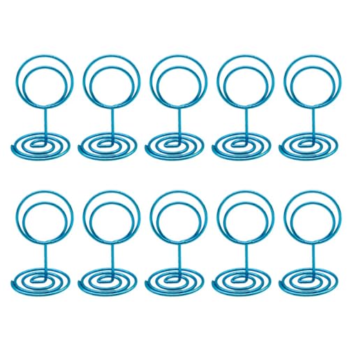 Tischnummernhalter, Eisendraht, Tischkartenhalter, Namenskartenständer, Bild, Memos, Clip für Foto, Lebensmittel, Schilder, Hochzeit, Party, Tischdekoration, 10 Stück Tischnummernhalter, Eisendraht, Tischkartenhalter, Namenskartenständer, Bild, Memos, Clip für Foto, Lebensmittel, Schilder, Hochzeit, Party, Tischdekoration, 10 Stück von LAIOUSN