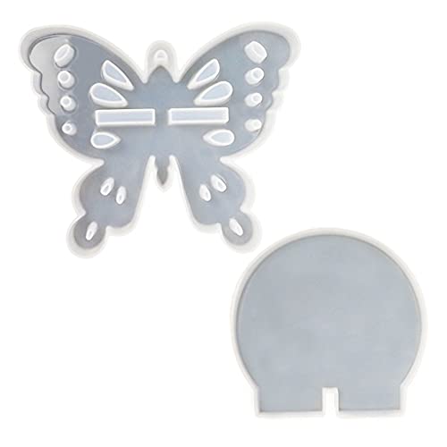 Transparente Epoxidharz-Form aus Silikon für Schmetterlings-Gestell, Ornamente, geeignet für Kinder, Teenager, Mädchen von LAIOUSN