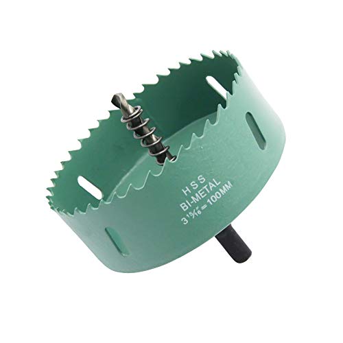 Lochsäge 100 mm,LAIWEI Bohrer zum Bohren in Holz, Dünnblech, Alu-Profilen, PVC, etc. Scharfes und langlebiges Bohrwerkzeug von Laiwei