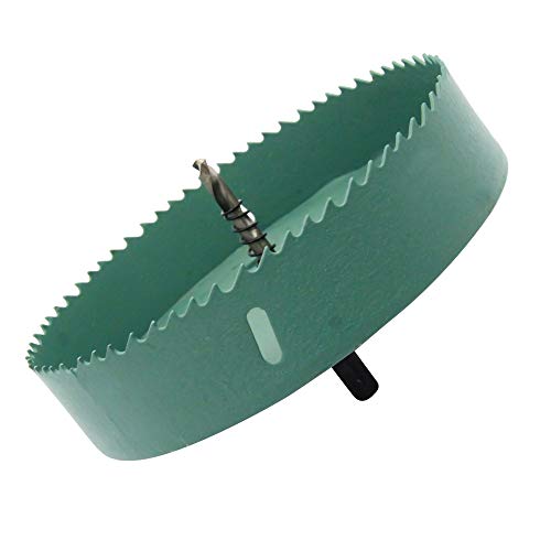 Lochsäge 165 mm,LAIWEI Bohrer zum Bohren in Holz, Dünnblech, Alu-Profilen, PVC, etc. Scharfes und langlebiges Bohrwerkzeug von Laiwei