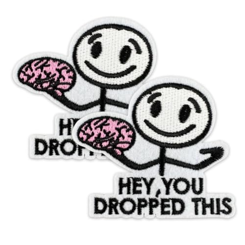 LAJUP Lustiges Aufbügel Patches Klett, Patch Hey You Dropped This Lustiges Meme Zum Aufbügeln, Patches, Bügelflicken, Kinderleicht Zum Aufkleben LAJUP Lustiges Aufbügel Patches Klett, Patch Hey You Dropped This Lustiges Meme Zum Aufbügeln, Patches, Bügelflicken, Kinderleicht Zum Aufkleben von LAJUP