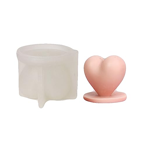 LAKYMIE Silikonform Kerzenform Kerzen-Gießform 3D Herz DIY Kerzenform für Sojawachs, Bienenwachs, Aromatherapie, Schokolade LAKYMIE Silikonform Kerzenform Kerzen-Gießform 3D Herz DIY Kerzenform für Sojawachs, Bienenwachs, Aromatherapie, Schokolade von LAKYMIE