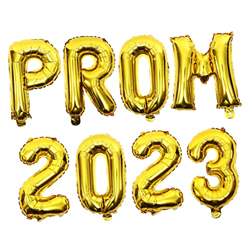 LALADEFIEE 2 Sätze Prom Folienballons Aluminiumfolie Goldfarben Dekorative Partyballons für Abschlussfeier Raumdeko Leicht zum Aufhängen Fenster Wand Tür LALADEFIEE 2 Sätze Prom Folienballons Aluminiumfolie Goldfarben Dekorative Partyballons für Abschlussfeier Raumdeko Leicht zum Aufhängen Fenster Wand Tür von LALADEFIEE