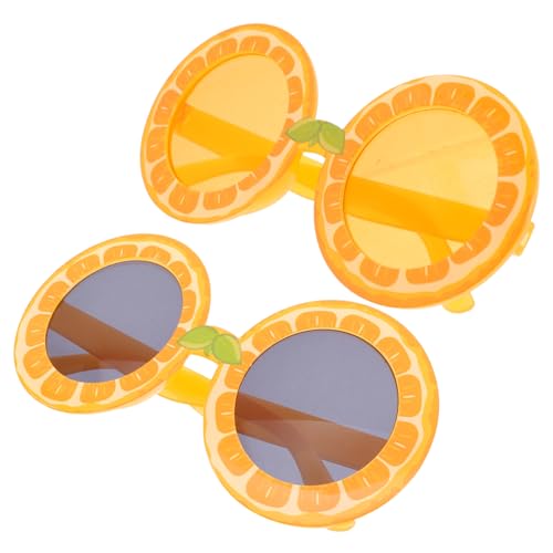 LALADEFIEE 2 Stück Fruchtförmige Sonnenbrille Zitronen und Orangendesign Leichtes Material Lustige Partybrille für Strand Luau und Hawaiianische Sommerfeiern LALADEFIEE 2 Stück Fruchtförmige Sonnenbrille Zitronen und Orangendesign Leichtes Material Lustige Partybrille für Strand Luau und Hawaiianische Sommerfeiern von LALADEFIEE