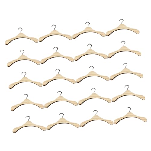 LALADEFIEE 20 Stück Kleiderbügel Aus Holz Für Puppen, 12 cm, Miniatur-kleiderbügel Für Bjd-Puppen, Kleiderschrank-zubehör, Puppenhaus-möbel, Lagerregal Für Kleider, Röcke, Kleidung LALADEFIEE 20 Stück Kleiderbügel Aus Holz Für Puppen, 12 cm, Miniatur-kleiderbügel Für Bjd-Puppen, Kleiderschrank-zubehör, Puppenhaus-möbel, Lagerregal Für Kleider, Röcke, Kleidung von LALADEFIEE