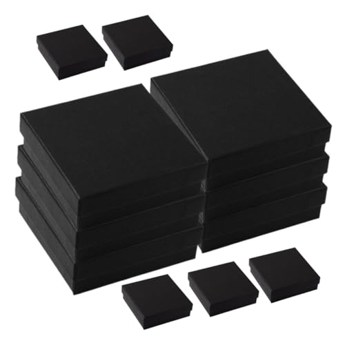 LALADEFIEE 20Stücke Schmuck Geschenkverpackungsbox Quadratische Schmuckschatullen mit Deckel Aufbewahrung für Ringe Ohrringe Armbänder LALADEFIEE 20Stücke Schmuck Geschenkverpackungsbox Quadratische Schmuckschatullen mit Deckel Aufbewahrung für Ringe Ohrringe Armbänder von LALADEFIEE