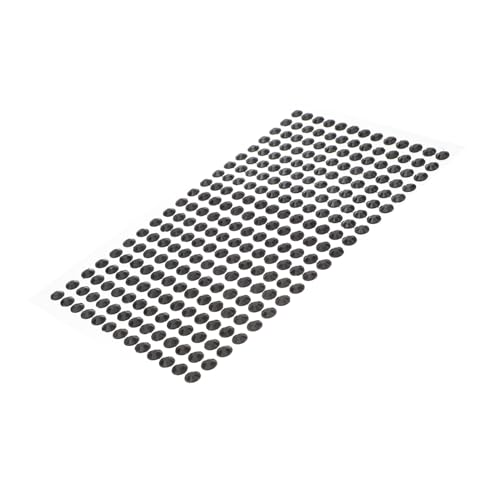 LALADEFIEE 234 Stück Teiliges Selbstklebendes Acryl Strassstein Runde Schwarze DIY Rhinestone Sticker Haltbares Kristall Zierband für Auto Zuhause Fahrrad Dekoration von LALADEFIEE
