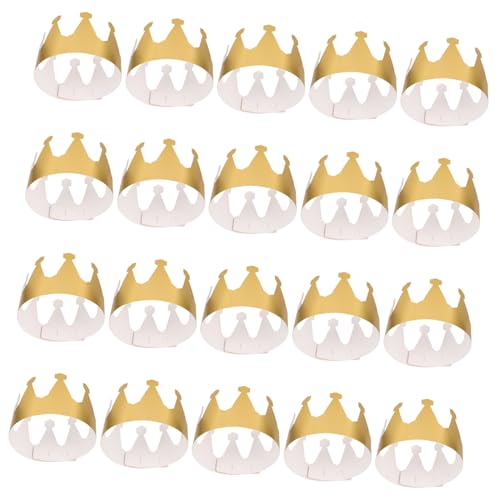 LALADEFIEE 24stücke Partyhüte Reflexionstechnologie Für Geburtstagsfeiern Hochzeiten Themenpartys Fotorequisiten Goldene Krone Glattem Papier Für Festliche Anlässe LALADEFIEE 24stücke Partyhüte Reflexionstechnologie Für Geburtstagsfeiern Hochzeiten Themenpartys Fotorequisiten Goldene Krone Glattem Papier Für Festliche Anlässe von LALADEFIEE