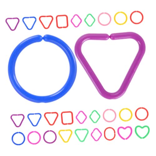 LALADEFIEE Pädagogisches Babyspielzeug Für Kleinkinder Geometrische Gliederkette 30-teiliges Gliederset Für Die Kognitive Entwicklung Feinmotorik LALADEFIEE Pädagogisches Babyspielzeug Für Kleinkinder Geometrische Gliederkette 30-teiliges Gliederset Für Die Kognitive Entwicklung Feinmotorik von LALADEFIEE