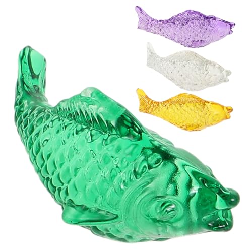 LALADEFIEE 4 Stück Glas-fischfiguren, Bezaubernde Kunststücke, Heimdekoration, Zarte Kleine Fische, Modell, Tischdekoration, Kinderparty-Ornament, Partygeschenke LALADEFIEE 4 Stück Glas-fischfiguren, Bezaubernde Kunststücke, Heimdekoration, Zarte Kleine Fische, Modell, Tischdekoration, Kinderparty-Ornament, Partygeschenke von LALADEFIEE