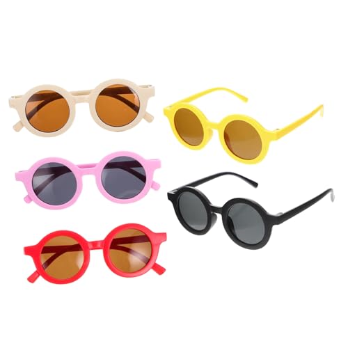 LALADEFIEE 5 Paare Sonnenbrillen Rahmen Bunte Farben Leicht Partybrille Fotorequisit Kompakt Für Mädchen Jungen Festliche Anlässe LALADEFIEE 5 Paare Sonnenbrillen Rahmen Bunte Farben Leicht Partybrille Fotorequisit Kompakt Für Mädchen Jungen Festliche Anlässe von LALADEFIEE