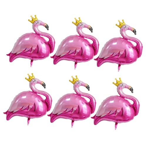 LALADEFIEE 6 Stück Teiliges Flamingo Folienballon Wiederverwendbare Partydekoration Lebendige Farben Einfach Aufzublasen für Hawaii Mottopartys Geburtstag und Fotohintergrund LALADEFIEE 6 Stück Teiliges Flamingo Folienballon Wiederverwendbare Partydekoration Lebendige Farben Einfach Aufzublasen für Hawaii Mottopartys Geburtstag und Fotohintergrund von LALADEFIEE