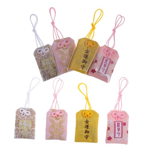 LALADEFIEE 8st Wächter-gebetstasche Glücksbringer Schutzzauber Omamori-charme Japanische Amulette Chinesischer Glücksanhänger Beim Aufhängen Der Beutel Omamori Für Stoff LALADEFIEE 8st Wächter-gebetstasche Glücksbringer Schutzzauber Omamori-charme Japanische Amulette Chinesischer Glücksanhänger Beim Aufhängen Der Beutel Omamori Für Stoff von LALADEFIEE