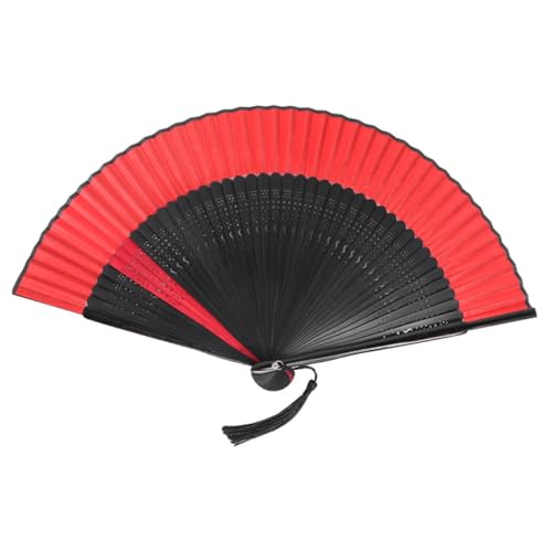 LALADEFIEE Faltbarer Holz-handfächer Vintage Chinesischer Tanzfächer Leichte Stabile Handventilator Faltbar für Performance Party und Dekoration von LALADEFIEE