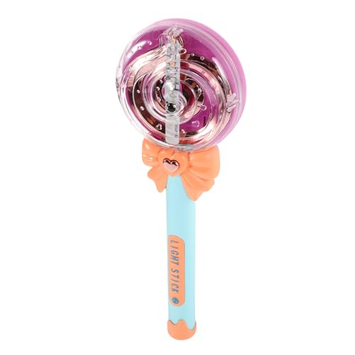 LALADEFIEE Lollipop Glow Stick Für Mädchen Mit Farbenfrohen Lichtern Und Musik Kinder Prinzessin Stick Für Geburtstagsfeier Und Festival Spaß (batterie Nicht Enthalten) von LALADEFIEE