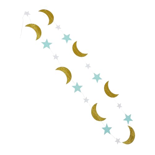 LALADEFIEE Stern Und Mond Papierbanner Für Party-Dekoration, Babyparty, Ästhetische Heimdekoration, Abschlussdekoration, Stern-Party-Dekoration LALADEFIEE Stern Und Mond Papierbanner Für Party-Dekoration, Babyparty, Ästhetische Heimdekoration, Abschlussdekoration, Stern-Party-Dekoration von LALADEFIEE