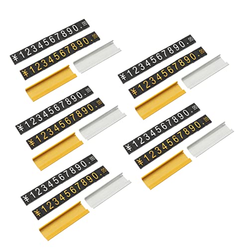 10 Stück Aluminiumlegierung Preisschilder Preisschilder für Geschäfte für Supermärkte und Restaurants 10 Stück Aluminiumlegierung Preisschilder Preisschilder für Geschäfte für Supermärkte und Restaurants von LALAFINA