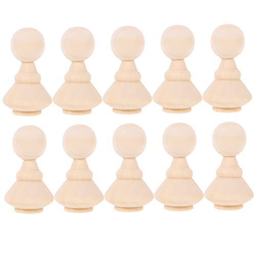 10Stücke Teiliges Unvollendete Holzpuppen zum Bemalen DIY Holzspielzeug für Bastelideen Kunstprojekte und Individuelles Gestalten Naturbelassen 10Stücke Teiliges Unvollendete Holzpuppen zum Bemalen DIY Holzspielzeug für Bastelideen Kunstprojekte und Individuelles Gestalten Naturbelassen von LALAFINA