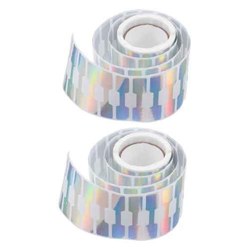 2 Rollen Blanko-preisetiketten Für Schmuck, Selbstklebende Schmuckreparaturaufkleber Für Halsketten, Ohrringe, Preisidentifizierung, Rechteckige Etiketten 2 Rollen Blanko-preisetiketten Für Schmuck, Selbstklebende Schmuckreparaturaufkleber Für Halsketten, Ohrringe, Preisidentifizierung, Rechteckige Etiketten von LALAFINA