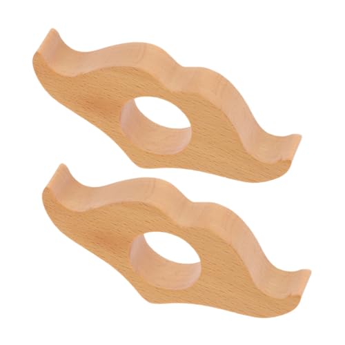 2 Stück Daumen-seitenhalter Aus Holz Zum Lesen: Tragbarer, Handgefertigter Fingerbuchöffner, Kreatives Lesezubehör Für Buchliebhaber 2 Stück Daumen-seitenhalter Aus Holz Zum Lesen: Tragbarer, Handgefertigter Fingerbuchöffner, Kreatives Lesezubehör Für Buchliebhaber von LALAFINA