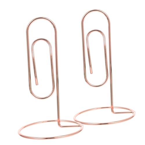2 Stück Goldene Metall Platzkartenhalter Multifunktionale Memo Clips für Büro Fotos Visitenkarten und Notizen Robuste und Elegante Tischkartenständer 2 Stück Goldene Metall Platzkartenhalter Multifunktionale Memo Clips für Büro Fotos Visitenkarten und Notizen Robuste und Elegante Tischkartenständer von LALAFINA