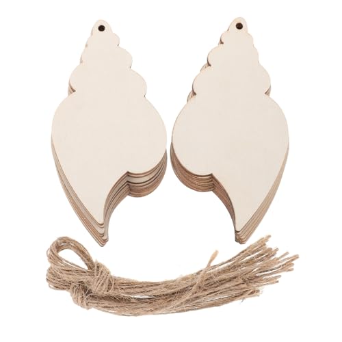 20 Stück Unfertige Holz Ausstecher Leere Holzformen für Malerei Küstenstil Wanddekoration für Diy Handwerksprojekte und Strandthemen 20 Stück Unfertige Holz Ausstecher Leere Holzformen für Malerei Küstenstil Wanddekoration für Diy Handwerksprojekte und Strandthemen von LALAFINA