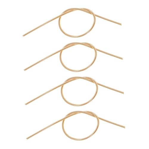 4 Stück Memory Draht Für Schmuck Kupferbeschichteter Federdraht Zur Armbandherstellung 02 X 21 Cm – Flexible Memory Federn Spule – Schmuckzubehör 4 Stück Memory Draht Für Schmuck Kupferbeschichteter Federdraht Zur Armbandherstellung 02 X 21 Cm – Flexible Memory Federn Spule – Schmuckzubehör von LALAFINA