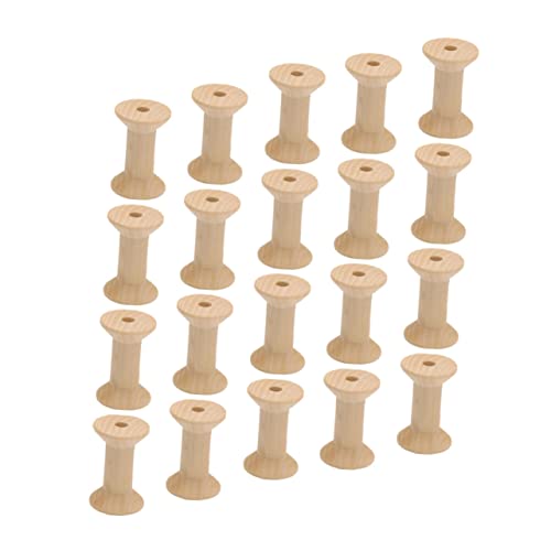 50Stücke Leere Holz Fadenspulen Unfertige Bastelspulen Holz für DIY Projekte Handarbeiten und Kinderaktivitäten 50Stücke Leere Holz Fadenspulen Unfertige Bastelspulen Holz für DIY Projekte Handarbeiten und Kinderaktivitäten von LALAFINA